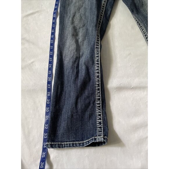 Silver Jeans Co. Womens Suki Capri Bootcut Jeans Size W29 Distressed Denim - Picture 9 of 14